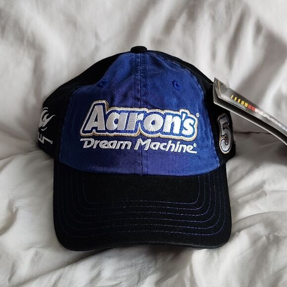 Nascar Aarons Dream Machine 55 Mark Martin Velcroback Hat - New - Picture 1 of 8